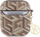 Kapak Guess GUA2PGCE4CW GCube Charm për AirPods 1/2, lëkurë ekologjike, kafe