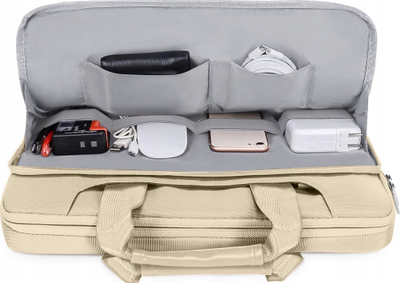 Çantë laptopi Tech-Protect Pocket Bag, 15-16", që s’e kap uji, bezhë