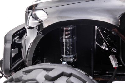 Makine elektrike për kalamoj Mercedes X 350d 4Matic 4x4, 2x12V, me telekomandë, e zezë me llak