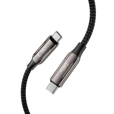 Kabllo USB-C Tech-Protect UB10T Ultraboost, 240W PD QC4.0, 2m, e zezë