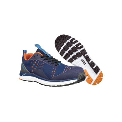 Këpucë pune Albatros AER55 Impulse Blue Orange, SAFETY KNIT, antistatike ESD