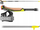 Shkopinj nordik Leki Speed Pacer Vario, karbon, 120 cm, të verdhë