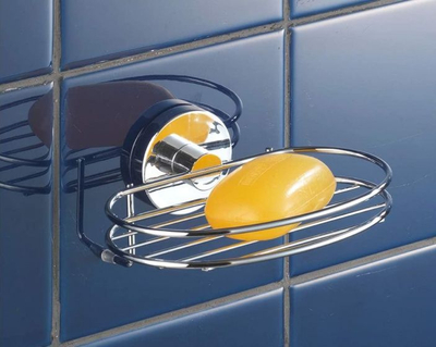 Држач за сапун Wenko Milazzo Vacuum Loc, челик, хром