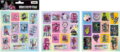 Квадратни стикери STARPAK Monster High, шарен сет за деца