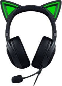 Kufje gaming Razer Kraken Kitty V2, me kabllo, me ndriçim RGB, të zeza