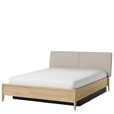 Krevat 160 cm me hapësirë magazinimi SNUGLY SU-02, bezhë