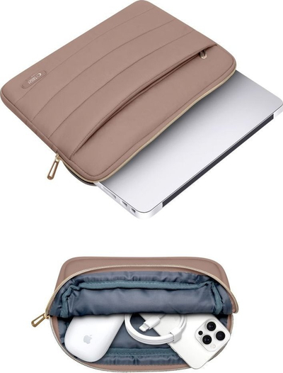 Koverte laptopi Tech-Protect Puffy Case, 15-16", universale, gri