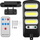 Llambë solare muri LTC, LED COB 24 W, 1800 lm, e zezë