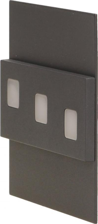 Ndriçues shkalle LED Orno Lepus, 1.2 W, i hirtë