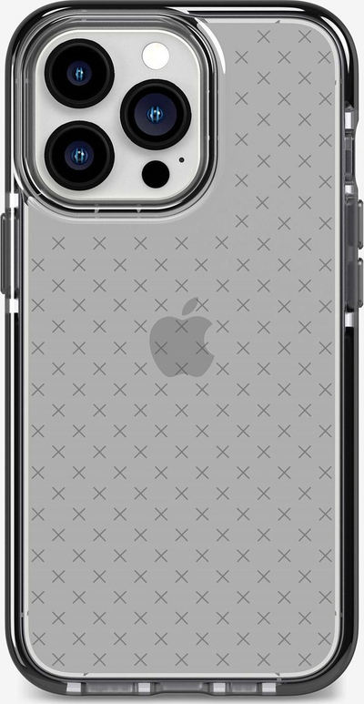 Kapak telefoni Tech21 Evo Check T21-9192 për iPhone 13 Pro, 6.1\", smokey black