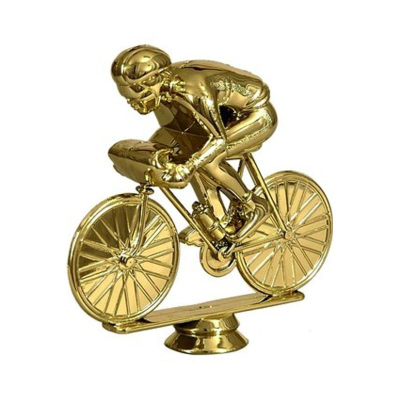 Figurinë çiklizmi Victoria Sport F482/G F08/G, plastike, 12 cm, ngjyrë ari metalik