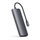 Përshtatës Satechi Aluminium USB-C Hybrid Multiport me kuti për SSD, i hirtë