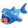 Lodër uji Happy Baby Swim And Catch Shark, set peshkaqen dhe gaforre, për fëmijë 18m+