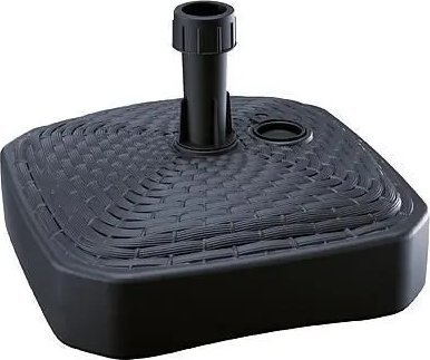 Stojkë çadre dielli Umbrella Stand, poly rattan, 39x39cm, antracit