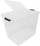Kuti ruajtëse Plast Team Home Box Flex, 65L, me kapak, transparente