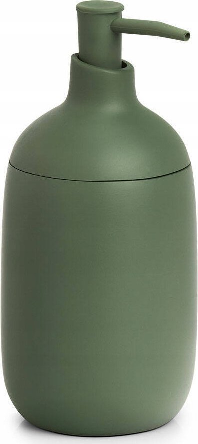 Dozator sapuni Home24 Modern, cilindrik, për banjo, jeshile mat