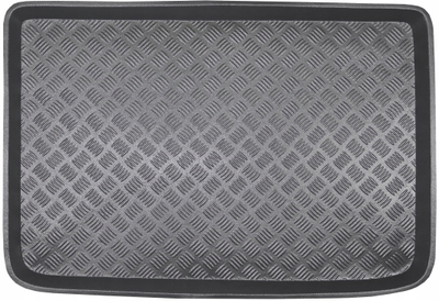 Tapet bagazhi Mix Plast Kia Rio II Hatchback 2005–2011, plastikë e butë, skaj 3 cm, i zi