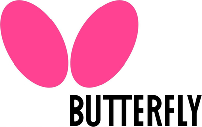 Mbulesë rakete pingpong Butterfly New Round Case Logo, poliester 210D, me zinxhir, e zezë