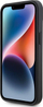 Mbulesë telefoni BMW Leather Carbon për iPhone 15 6.1", hardcase, e zezë