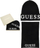 Set për femra Guess, kapele + shall, i zi