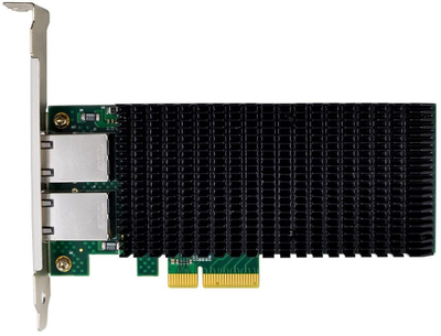 Kartë rrjeti Microconnect X540 T2, PCIe x4, 2 porta RJ45, e zezë