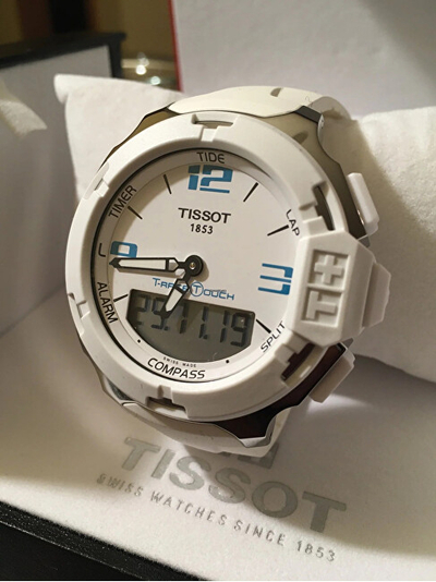Orë sportive Tissot, e bardhë