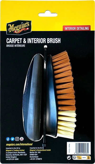Furçë pastrimi Meguiar's X1000EU, për brendësi makine, 13.5 cm, e zezë