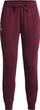 Pantallona trening Under Armour Rival Fleece për femra, pambuk, Dark Maroon e bardhë