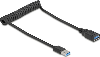Kabllo zgjatuese USB DeLOCK 90367, USB A, 0.6 m, e zezë