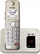 Telefon fiks pa tel Panasonic KX-TGE260, DECT, me shfaqje numri, ngjyrë shampanjë