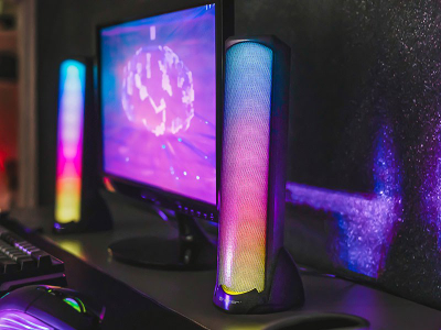 Kaltoparlantë Tracer Sigma 2.0, Bluetooth, USB, RGB, të zinj