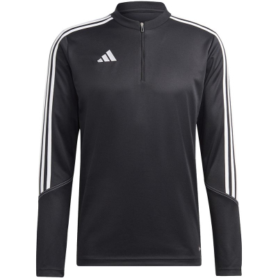 Bluzë sportive Adidas TIRO 23 Training Top HS3617, poliestër, për burra, e zezë