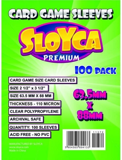 Mbrojtëse për letra loje Baldar CCG Premium S, 63.5 x 88 mm, 100 copë