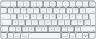 Tastierë Apple Magic Keyboard me Touch ID, Bluetooth USB C, për Mac Silicon, argjendtë e bardhë
