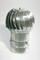 Kapak ventilimi Turboflex Max 150, çelik inox, rrotullues, argjent
