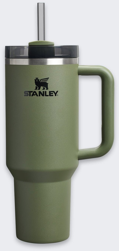 Tumbler termik Stanley Quencher H2.O FlowState, 1180ml, çelik inoksi, Dried Pine