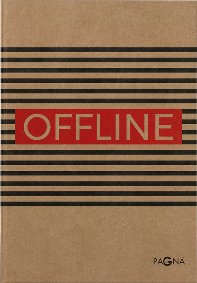 Fletore PAGNA Notebook Offline A4, 160 faqe, me vija, shumëngjyrëshe