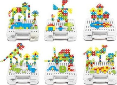 Set ndërtimi Artyk Creative Screw In Puzzle 128806, 218 copë, shumëngjyrësh