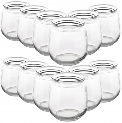 Сет стаклени теглички за пудинг Orion, 300 ml, 12 парчиња, проѕирно стакло