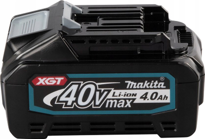 Сет батерии и полнач Makita XGT BL4040F DC40RB, 40V 4.0Ah, литиум јон, црн