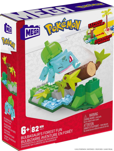 Set ndërtimi Mega Bloks Pokemon Forest Adventure Pikachu, blloqe ndërtimi, për fëmijë, shumëngjyrësh