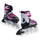 Patina inline Enero PRO LED 4 në 1, të rregullueshme 30-33, me LED, rozë me të zezë