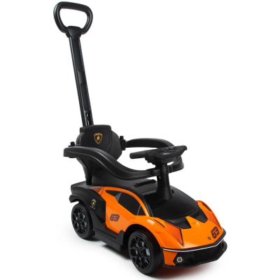 Makina lodër shtytëse Enero Lamborghini Sports, për kalamaj 12m+, portokalli me të zezë