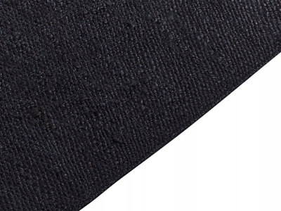 Qilim korridori jute Runner, 80 x 300 cm, drejtkëndësh, i zi