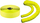 Shirit timoni Lizard Skins DSP 3.2, 3.2mm, neon i verdhë