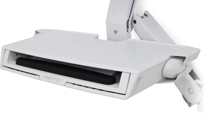 Ergotron StyleView Sit-Stand Combo System со работна површина, Polished aluminum/black