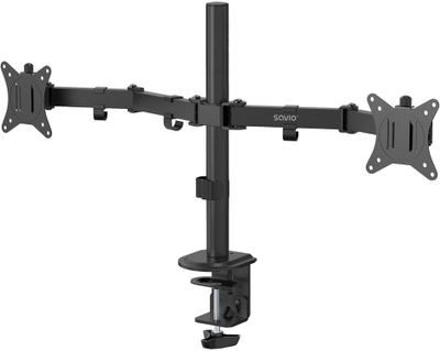 Mbajtëse monitori Savio UM-03, për 2 monitorë 17-32", e zezë