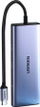 Adapter USB C Ugreen CM490 9 në 1, HDMI 4K, PD 60W, ngjyrë argjendi