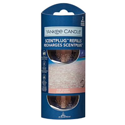 Rimbushje për shpërndarës arome Yankee Candle Organic Kit Pink Sands, 2 x 18.5 ml