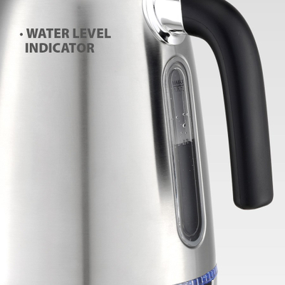 Cajnik elektrik Maestro MR-050, 1.7L, 2200W, inox argjendtë